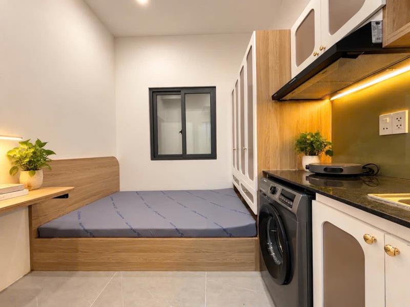 Căn hộ full nội thất máy giặt riêng mới 100% ngay trung tâm bình thạnh - Ảnh 3