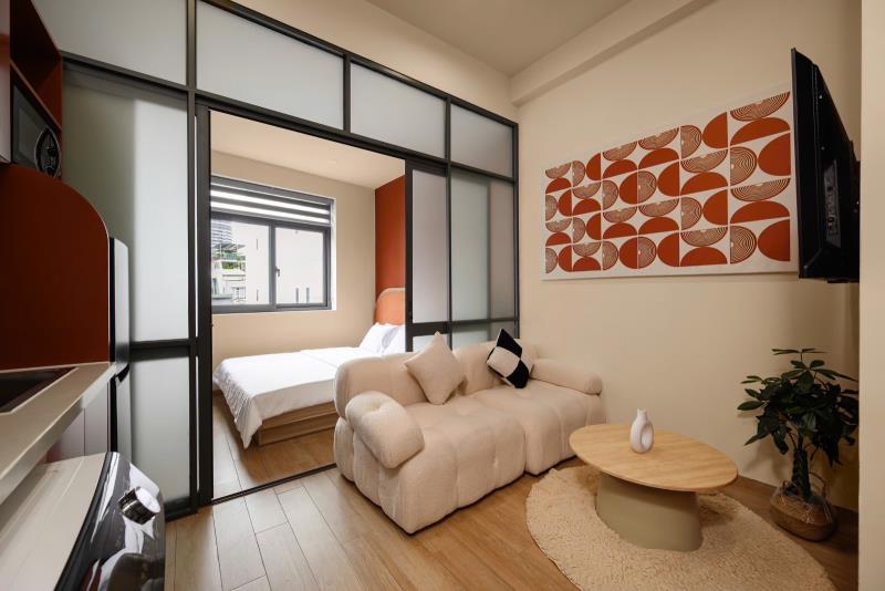 Cho thuê căn hộ 1 phòng ngủ, full nội thất, cửa sổ lớn, máy giặt riêng, tại bình thạnh gần điện biên phủ, quận 1, quận 3 - Ảnh 2
