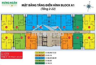 Cho thuê căn hộ hưng ngân garden, quận 12, 68m2, nhà trống - Ảnh 3
