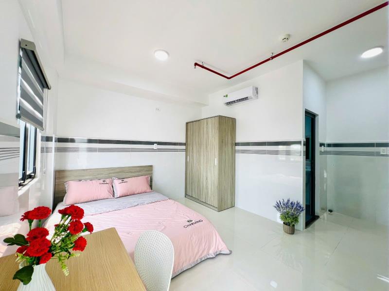 Cho thuê phòng ban công full nội thất gần emart phan văn trị - Ảnh 2