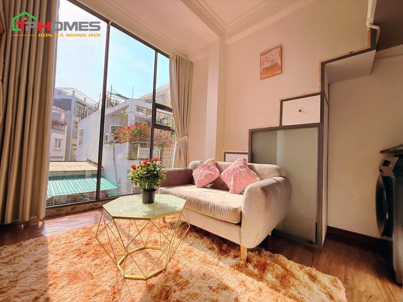 Căn hộ có gác full nội thất, cửa kính siêu thoáng - 33m2 - đoàn thị điểm, phú nhuận gần ngã tư phú nhuận 0941746163 - Ảnh 2