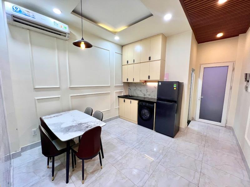 Cho thuê căn hộ 1 phòng ngủ, full nội thất, máy giặt riêng – nơ trang long, bình thạnh | gần chợ bà chiểu, phan xích long, quận 1 - Ảnh 4