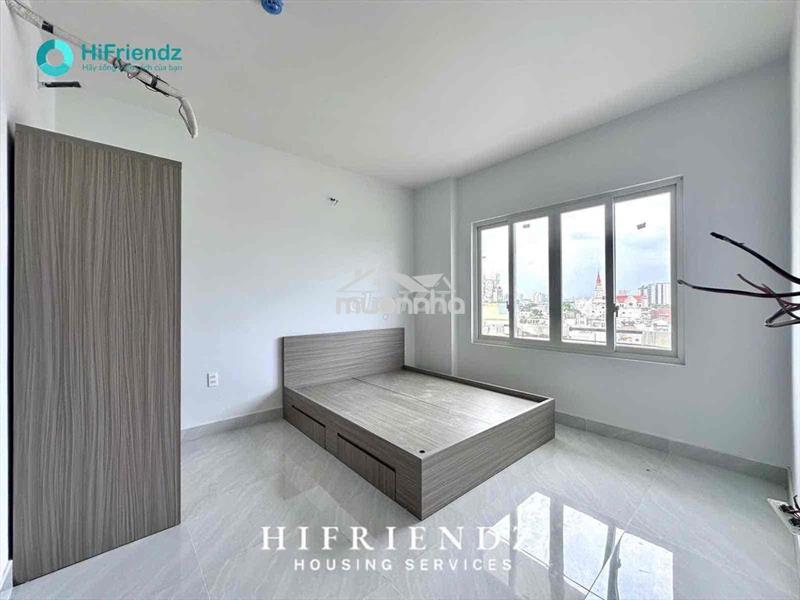 Căn hộ dịch vụ 26m2 q8 có thang máy, bảo vệ, hầm xe mới 100%