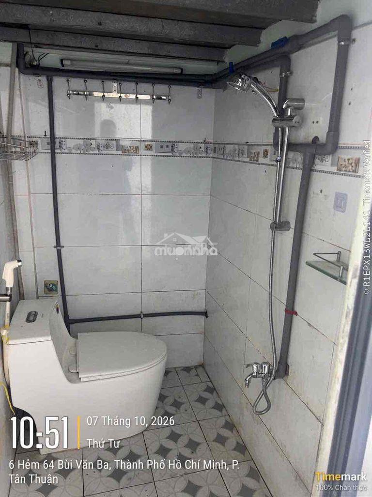 Cho thuê nhà hẻm 44b bùi văn ba, phường tân thuận, quận 7 (cũ). - Ảnh 2