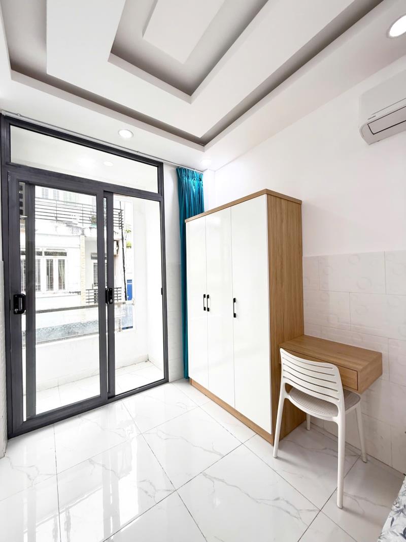 Căn hộ ban công siêu rộng full nội thất ngay vũ tũng, bình thạnh sát chợ bà chiểu,hàng xanh - Ảnh 3