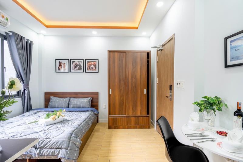 Cho thuê căn hộ bình thạnh gần ngã tư hàng xanh, cửa sổ thoáng, full nội thất - Ảnh 3