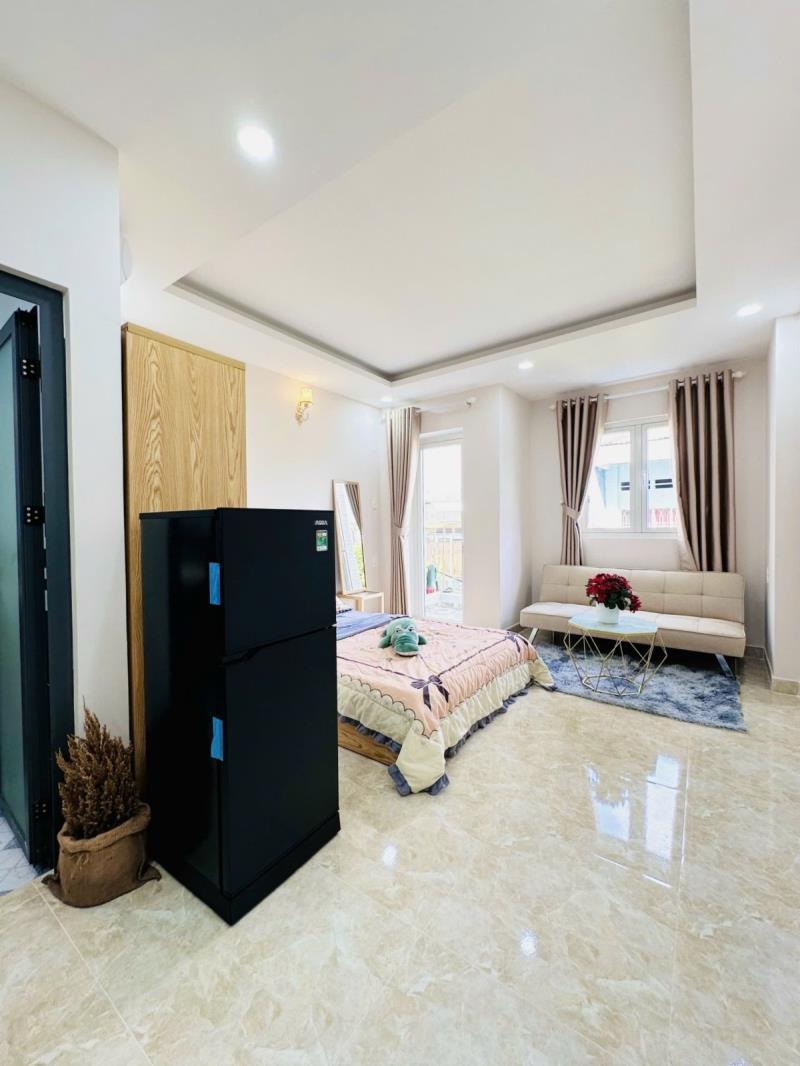 Căn hộ ban công trời full nội thất nơ trang long bình thạnh gần hàng xanh chợ bà chiểu quận 1 - Ảnh 3