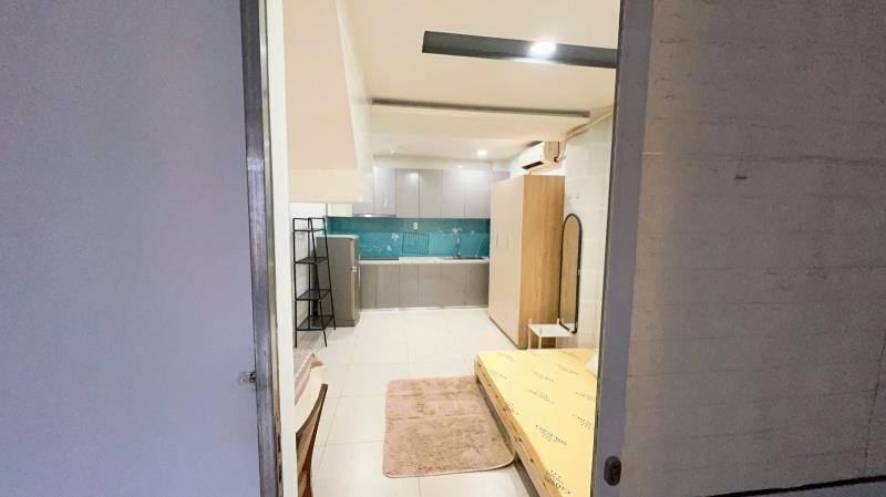 Cho thuê studio full nội thất kệ bếp lớn cmt8 tân bình giáp quận 10 - giá chỉ 4tr8