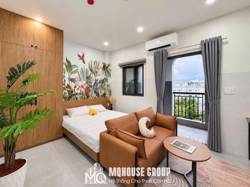 Thuê căn hộ studio 1 phòng ngủ tách bếp có ban công - Ảnh 3