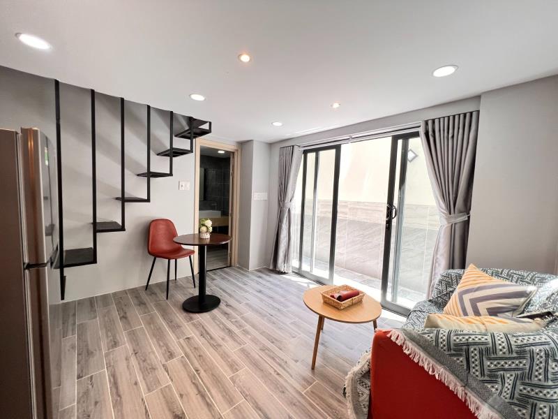 Cho thuê căn hộ chung cư mini 2pn cửa sổ trời | khu hoàng văn thụ - gần công viên hoàng văn thụ - lăng cha cả - Ảnh 3