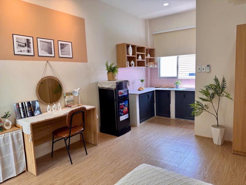 Căn hộ cửa sổ trời full nội thất tại đào duy anh phú nhuận gần hàng xanh chợ bà chiểu quận 1 - Ảnh 4