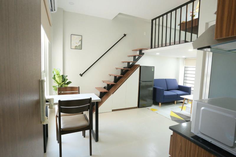 Căn hộ cao cấp 7tr, 35m², tách bếp, ban công thoáng mát tại bạch đằng, bình thạnh, sát vách quận 1 & phú nhuận