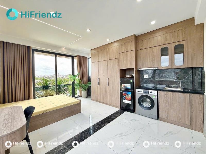 🏡 Căn hộ studio full nội thất - ban công view đẹp,  siêu thoáng