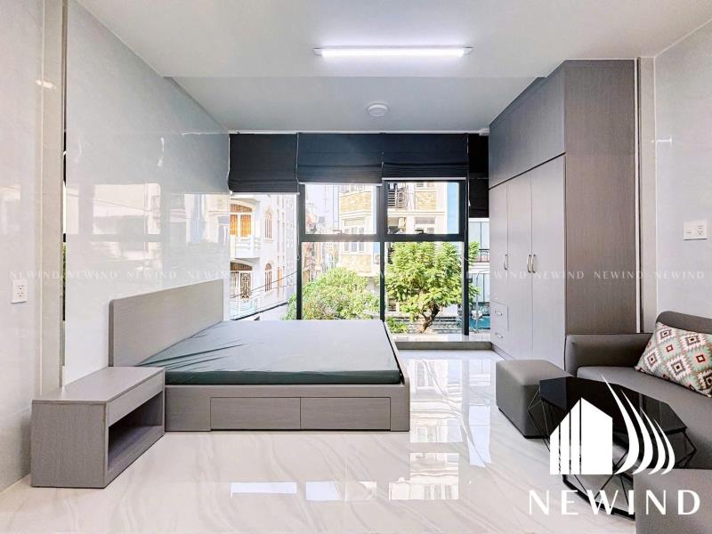 Studio ban công full nội thất tân quy quận 7 gần lotte mart – máy giặt riêng, không gian thoáng sáng, tiện nghi, gần rmit tdtu ufm - Ảnh 3