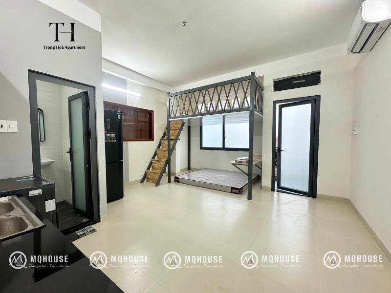 Căn hộ có gác, 2 không gian ngủ, ban công bùi hữu nghĩa, bình thạnh gần chợ bà chiểu, q1 - Ảnh 4