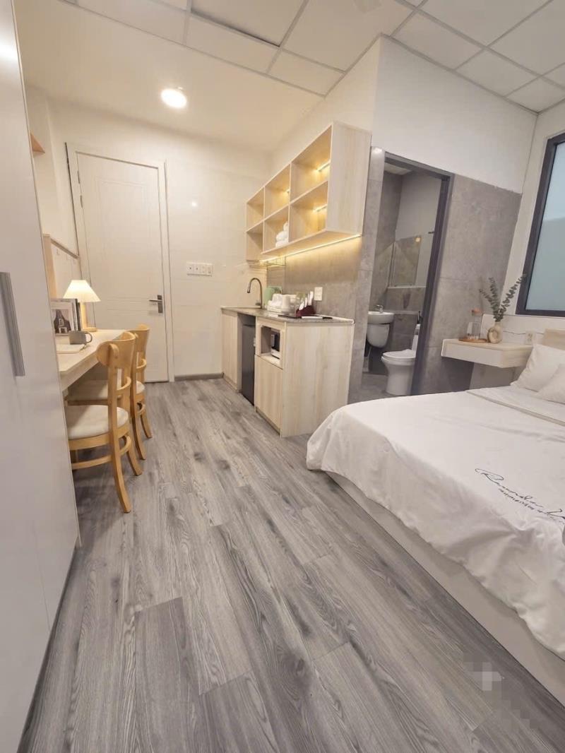 Cho thuê căn hộ studio balcon full nội thất ngay nguyễn gia tris - Ảnh 2