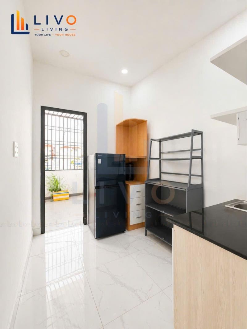 Cho thuê căn hộ 1pn siêu thoáng, 2 sân thượng trước sau cực chill – nơ trang long, bình thạnh gần chợ bà chiểu giáp quận 1 - 0941746163 - Ảnh 4