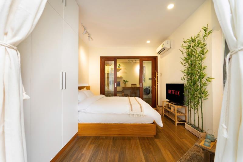 Cho thuê căn hộ 1pn bình thạnh – ban công riêng – full nội thất – máy giặt riêng – giáp quận 1 - Ảnh 2