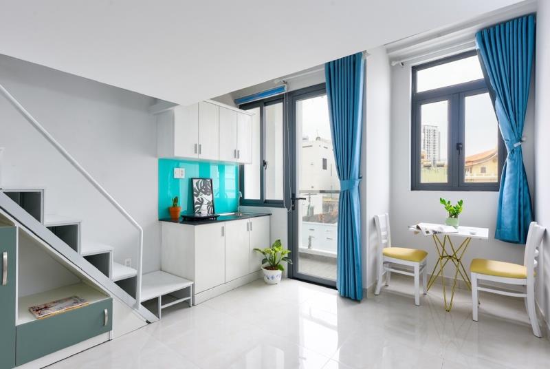 Căn hộ duplex bancol gần trục phạm văn đồng - đh văn lang - hutech - iuh - full nội thất - thang máy