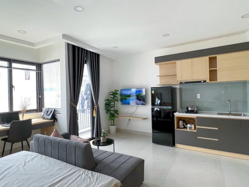 Căn hộ studio balcony thiết kế sang trọng, hiện đại, quận 2 - Ảnh 2