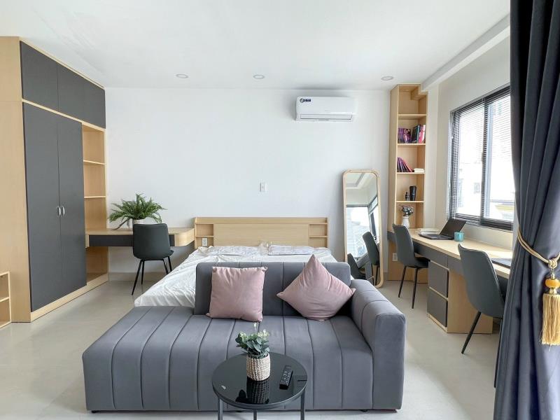 Căn hộ studio balcony thiết kế sang trọng, hiện đại, quận 2 - Ảnh 3