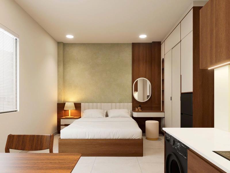 Căn hộ 1 pn cửa sổ full nt - Ảnh 2