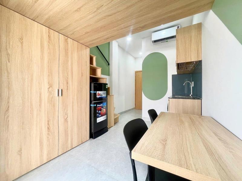 Cho thuê căn hộ có gác lửng cao ráo thoáng mát full nội thất đường ngô đức kế quận bình thạnh, sát quận 1 - Ảnh 2