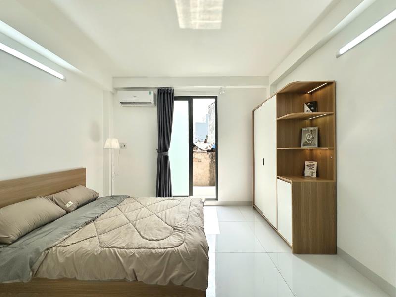 Cho thuê căn hộ có cửa sổ kính lớn thoáng mát full nội thất đường xô viết nghệ tĩnh quận bình thạnh, sát quận 1