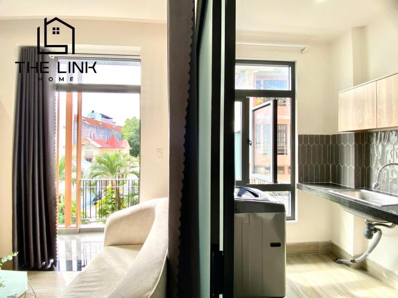 Cho thuê căn hộ 45m2 1 phòng ngủ full nội thất, ban công, có máy giặt riêng gần bình thạnh, nguyễn hữu cảnh, cầu thị nghè, cầu sài gòn tiện di chuyển di chuyển qua quận 2 - Ảnh 3