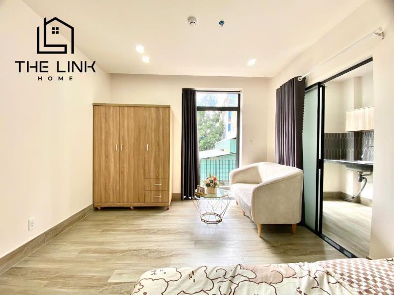 Cho thuê căn hộ 45m2 1 phòng ngủ full nội thất, ban công, có máy giặt riêng gần bình thạnh, nguyễn hữu cảnh, cầu thị nghè, cầu sài gòn tiện di chuyển di chuyển qua quận 2 - Ảnh 4
