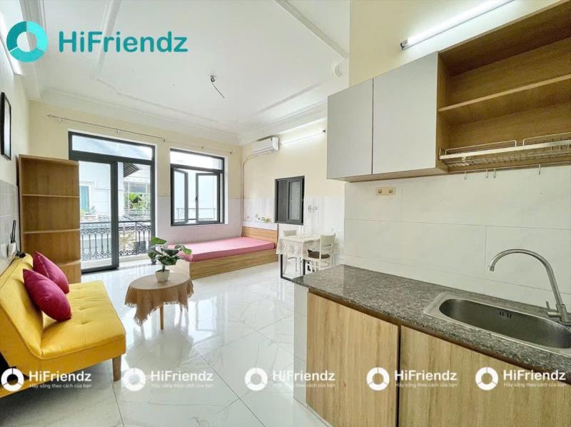 Căn hộ studio có ban công thoáng | 35m2 full nội thất | gần etown cộng hoà