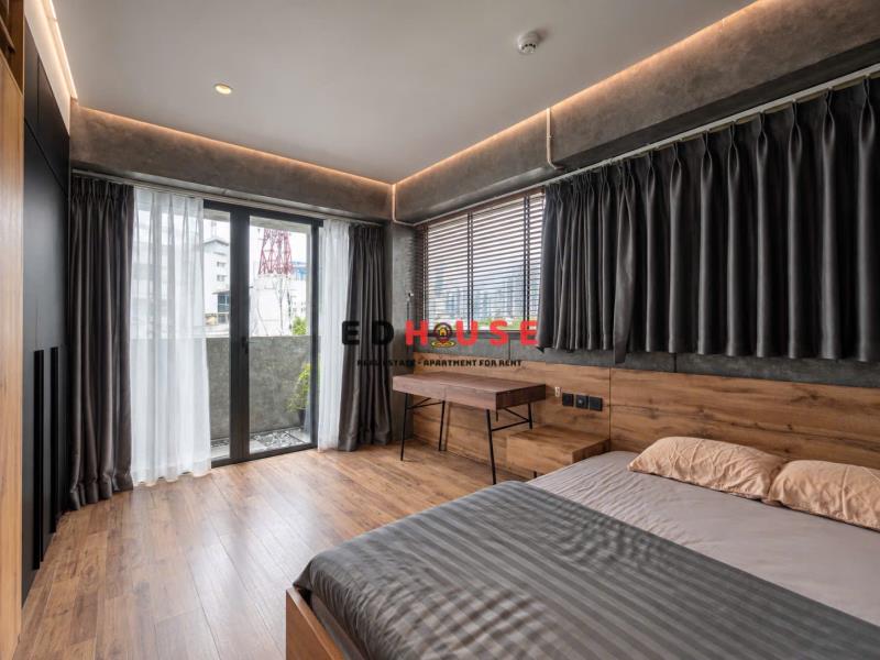 Cho thuê căn hộ 1 phòng ngủ tone đen, ban công rộng, hồ bơi – điện biên phủ, bình thạnh sát quận 1, hàng xanh - Ảnh 2