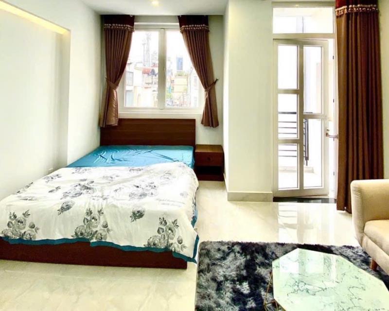 Cho thuê căn hộ 1 phòng ngủ phú nhuận, full nội thất, máy giặt riêng, ban công, cửa sổ lớn, gần phan xích long, bình thạnh, quận 1 - 0982174372 - Ảnh 3