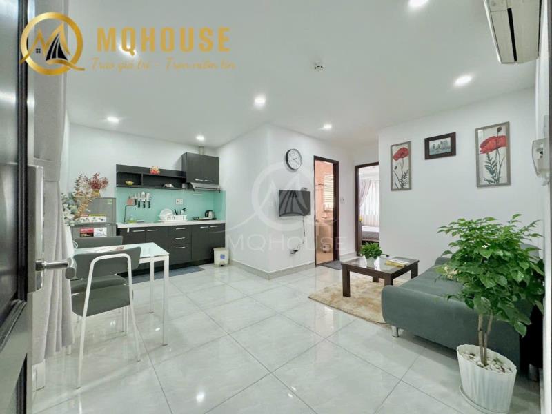 1pn 60m2 thang máy khu sân bay đ.cửu long giờ giấc tự do - Ảnh 3