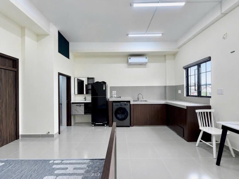 Cho thuê chung cư mini siêu rộng tại bình thạnh, gần phú nhuận - sân bay - quận 1 quận 3 quận 10 tân bình có ban công, giặt riêng, thang thoát hiểm, thang máy - Ảnh 2