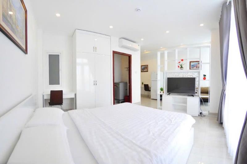 Thuê ngay căn chung cư mini full nội thất 45m2 cao cấp ngay nguyễn văn trỗi gần sân bay tân sơn nhất giáp quận 1,3 khu an ninh tốt - Ảnh 3