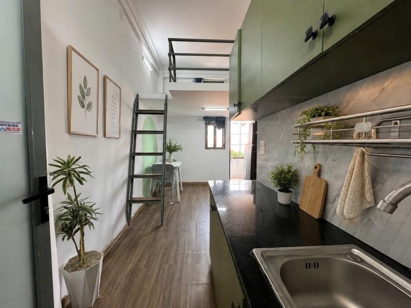 Phòng duplex 40m2 có ban công riêng_thang máy_hầm xe gần hutech_uth_hàng xanh_cầu sài gòn - Ảnh 4
