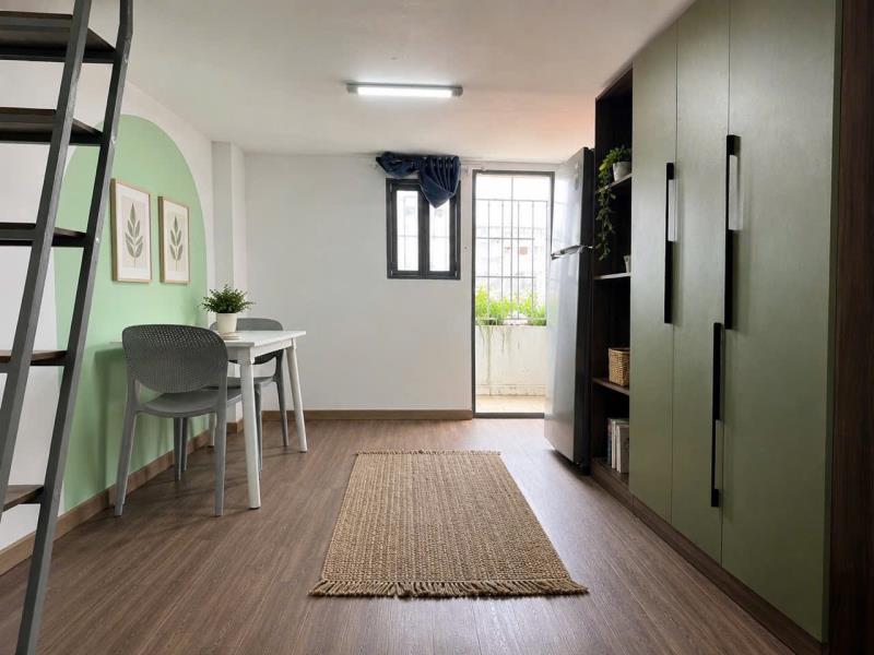 Phòng duplex 40m2 có ban công riêng_thang máy_hầm xe gần hutech_uth_hàng xanh_cầu sài gòn - Ảnh 3