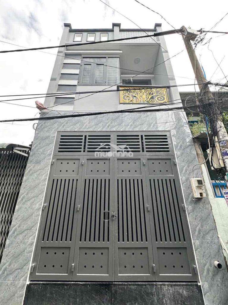 Nhà đẹp 4*12m 2pn hẻm thông ô tô 1/ ngắn đê bao sát võ văn vân v.loc b