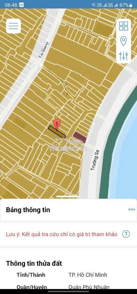 Bán nhà đường trường sa, phường 02, quận phú nhuận.