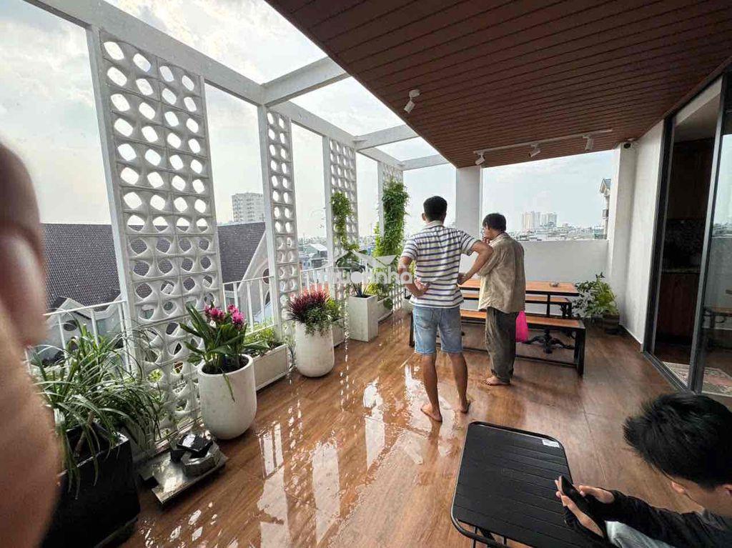 2 phòng ngủ sân vườn penthouse quận 5 giá 10tr - Ảnh 4
