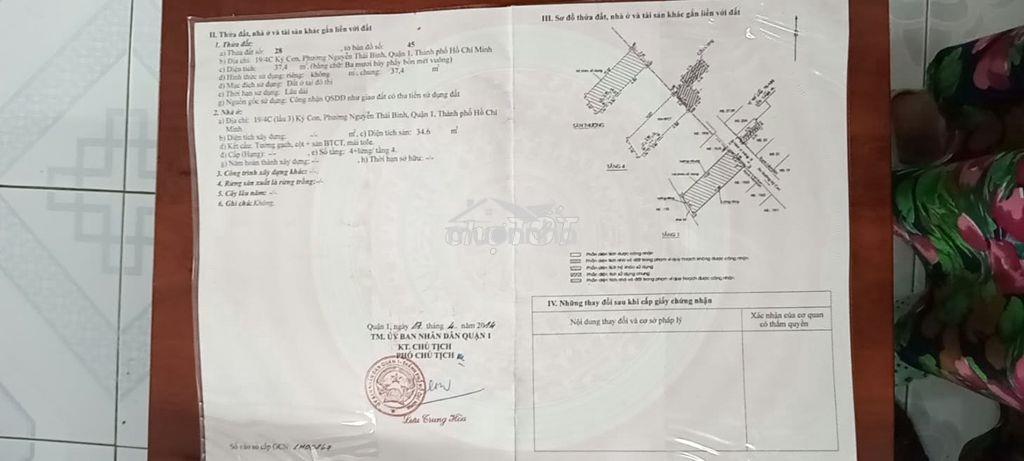 Nhà riêng q1 ký con-căn 35m² tầng 3-sổ hồng riêng-nhà trống ở ngay - Ảnh 2