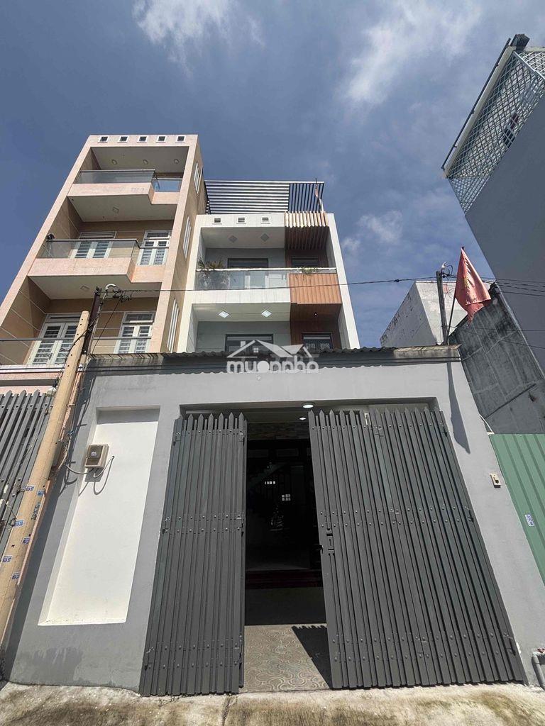 Nhà hxh 3 tầng hoàn công đủ. 81m2 ngang 5m. 100m đến ngã tư pvđ và kvc