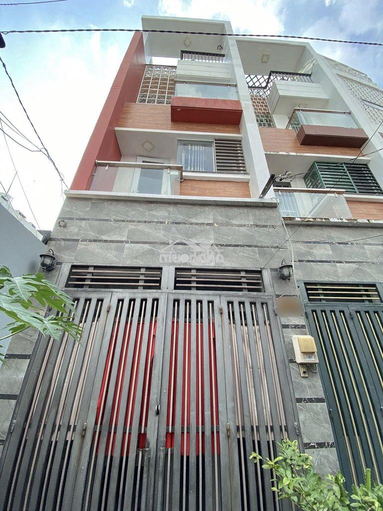 Nhà tân bình 4 tầng lạc long quân, 39m2, ko lộ giới, hẻm 4m, vuông vức