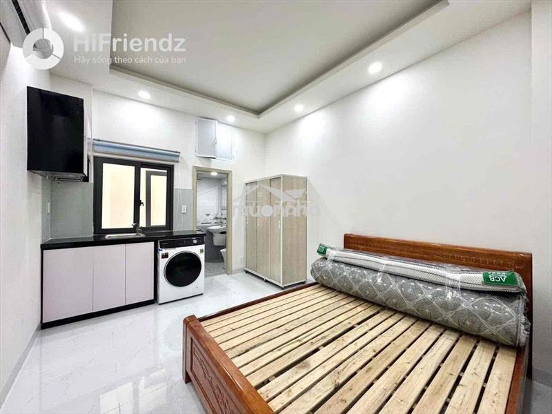 Căn hộ mini mới xây full nội thất cao cấp máy giặt riêng kế cầu chữ y