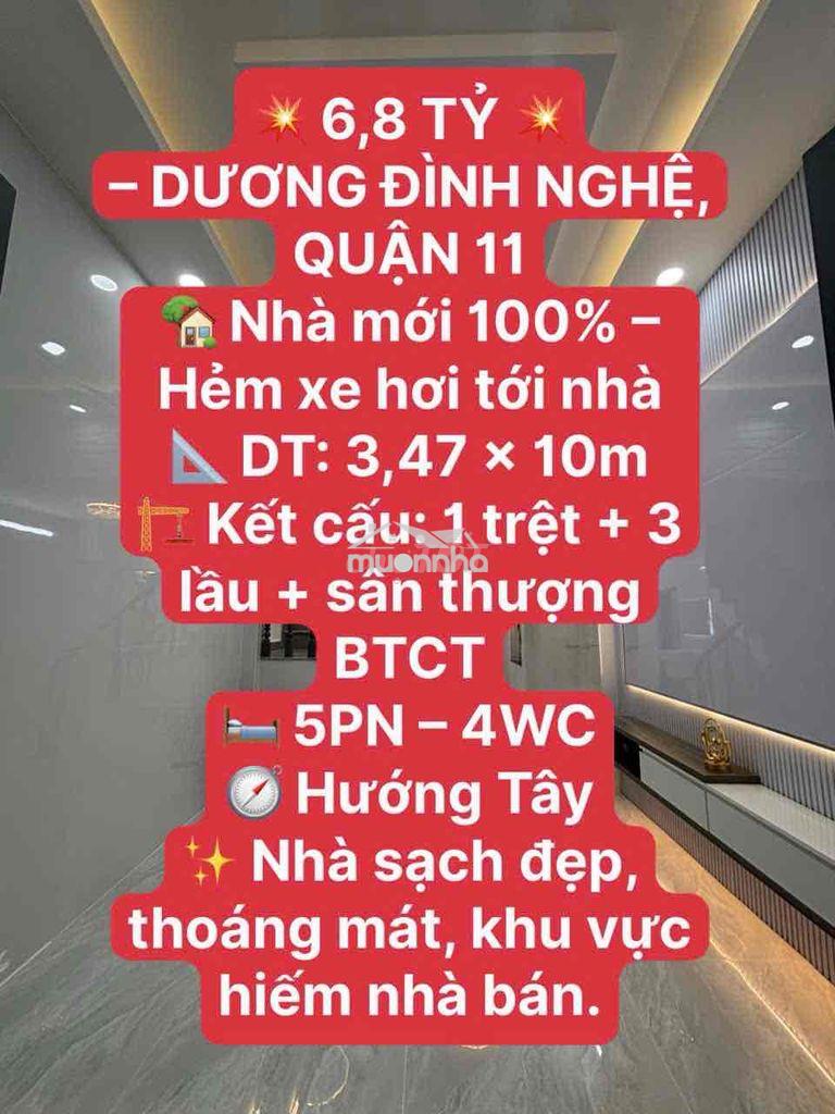 Nhà mới 100% - quận 11