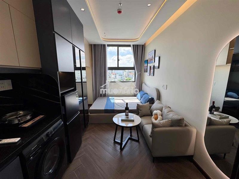 Căn hộ dịch vụ full nội thất mới xây - hình thật giá thật