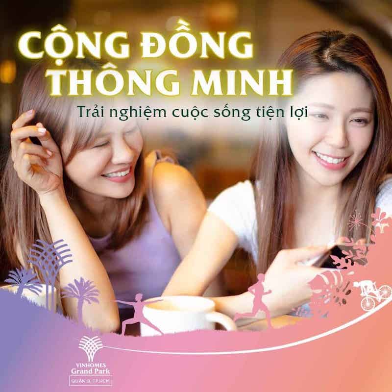 Cộng Đồng Thông Minh tại vinhomes grand park