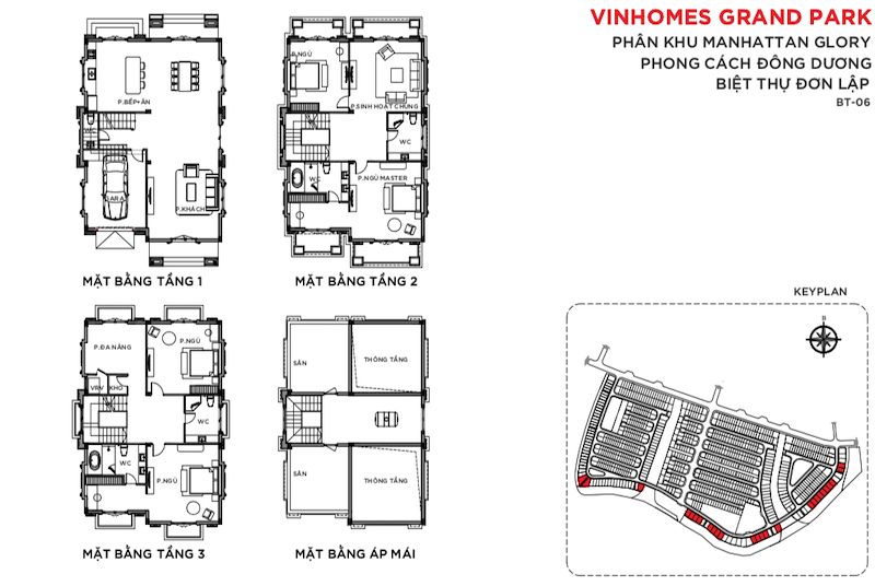 Layout thiết kế biệt thự độc bản