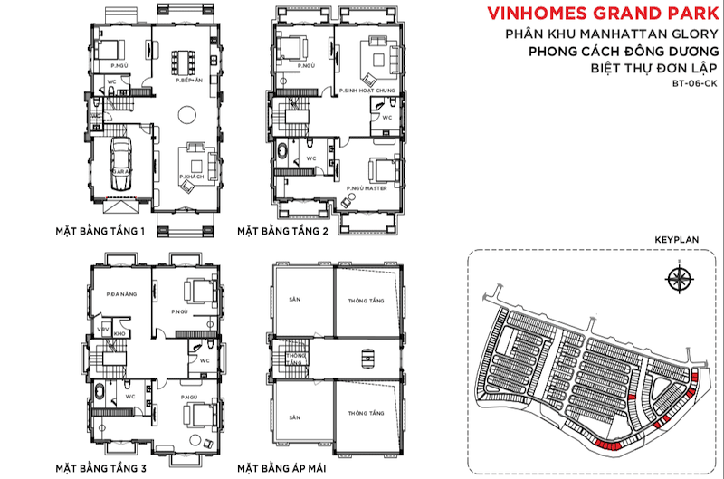 Layout thiết kế biệt thự độc bản